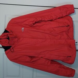 The North Face hooded rain jacket